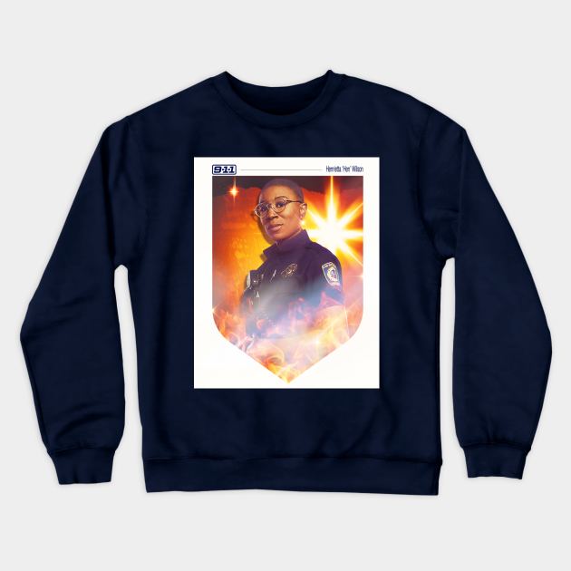 9-1-1: Henrietta Wilson - Starburst Crewneck Sweatshirt by vickytoriaq